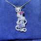2 Carat Moissanite 925 Sterling Silver Necklace