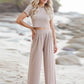 Full Size Short Sleeve T-Shirt and Wide Leg Pants Set