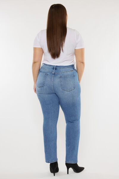 Kancan Full Size Cat's Whiskers High Waist Jeans *