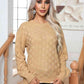 Round Neck Drop Shoulder Sweater