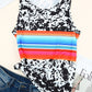 Full Size Dana Multicolored Round Neck Tank Top