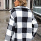 NotSoBasic Plaid Collared Neck Button Down Jacket