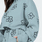 HANNAH MEA Floral Dropped Shoulder Sweatshirt and Shorts Set