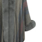 One Size Color Block Fringe Detail Poncho