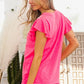 BiBi Leopard Contrast Round Neck T-Shirt - Brand BiBi