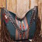 Amelia Southwestern Geometric Canvas Tote Bag