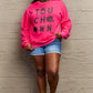 Simply Love Full Size TOUCHDOWN Long Sleeve Sweatshirt