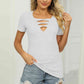 Full Size Twisted V-Neck T-Shirt