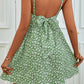 Women's Ditsy Floral Spaghetti Strap Backless Dress