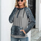 Leopard Raglan Sleeve Hoodie