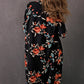 Printed Open Front Longline Cardigan