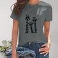 Giraffe Graphic Round Neck T-Shirt