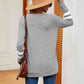 Full Size V-Neck Long Sleeve T-Shirt