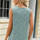 Round Neck Wide Strap Tank