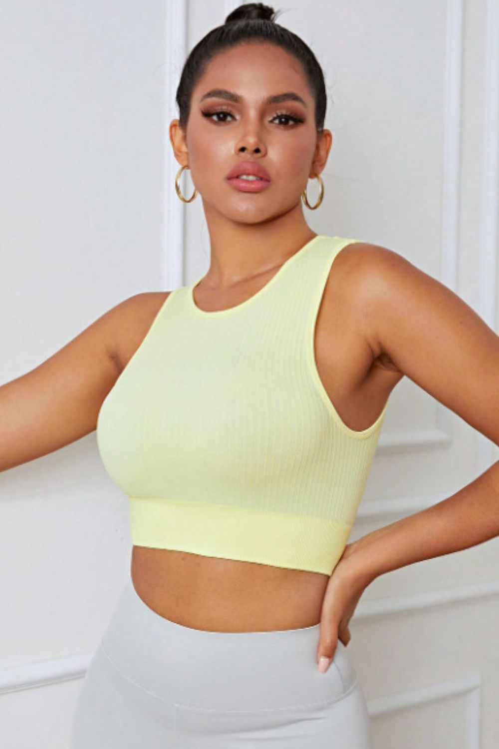 SO COMFY Round Neck Long Active Bra