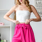 Heimish Full Size Texture High Waist Tied Shorts