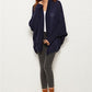 Open Front Batwing Sleeve Cardigan