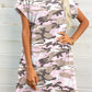 Full Size Scoop Neck Short Sleeve Pocket Mini Dress