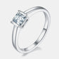 Moissanite 925 Sterling Silver Solitaire Ring
