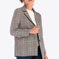 Women's Bryony Plaid Two-Button Blazer