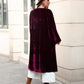 Plus Size Meredith Printed Open Front Long Sleeve Cardigan