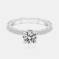1 Carat Moissanite 925 Sterling Silver Ring 💜