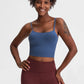 SUNSETNIGHTS Feel Like Skin Scoop Neck Sports Cami
