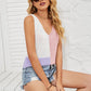 SoBeautiful Color Block Knit Tank