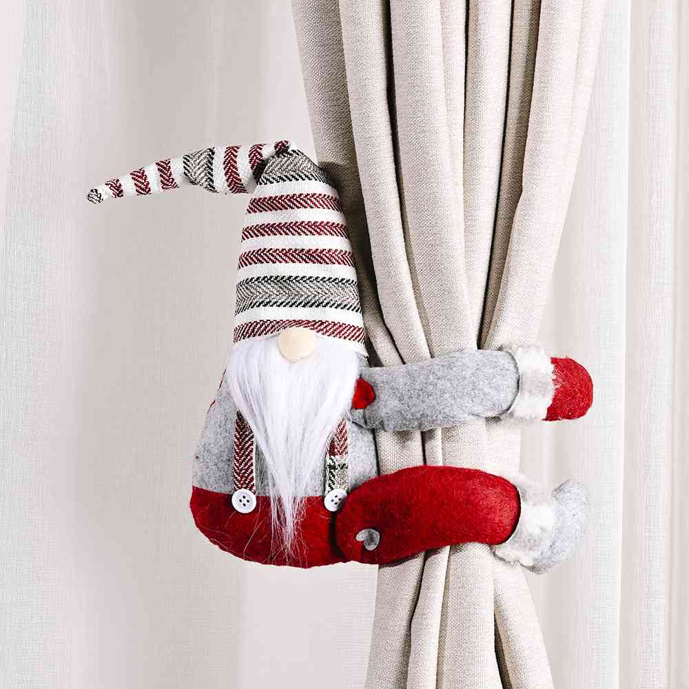 Winter Christmas Faceless Gnome Curtain Ornament