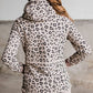 Leopard Print Long Sleeve Hoodie