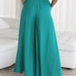 JabrowBee Drawstring Waist Wide Leg Pants