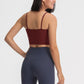 SUNSETNIGHTS Feel Like Skin Scoop Neck Sports Cami