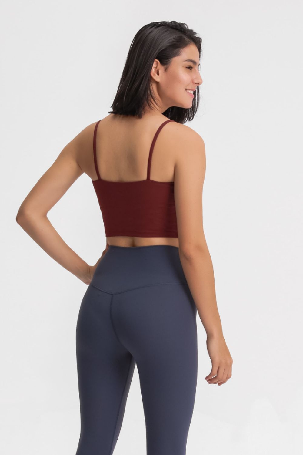 SUNSETNIGHTS Feel Like Skin Scoop Neck Sports Cami