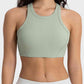 Wide Strap Cropped Sport Tank