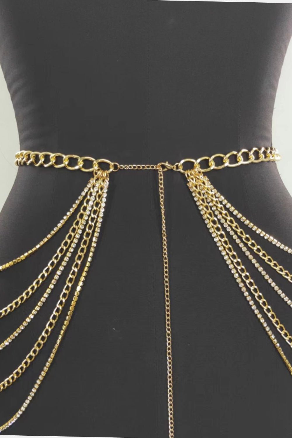 Halloween Multi-Layered Waist Chain with Rhinestones