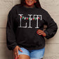 Simply Love Full Size Christmas Themed LIT Long Sleeve Sweatshirt