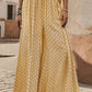 Printed Tied Wide Leg Pants