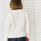 Contrast Trim Button Up Cardigan