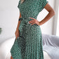 SoPretty Ditsy Floral Pleated Belted Dress