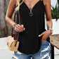 Eyelet V-Neck Double Strap Cami