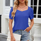 Eyelet Short Sleeve T-Shirt