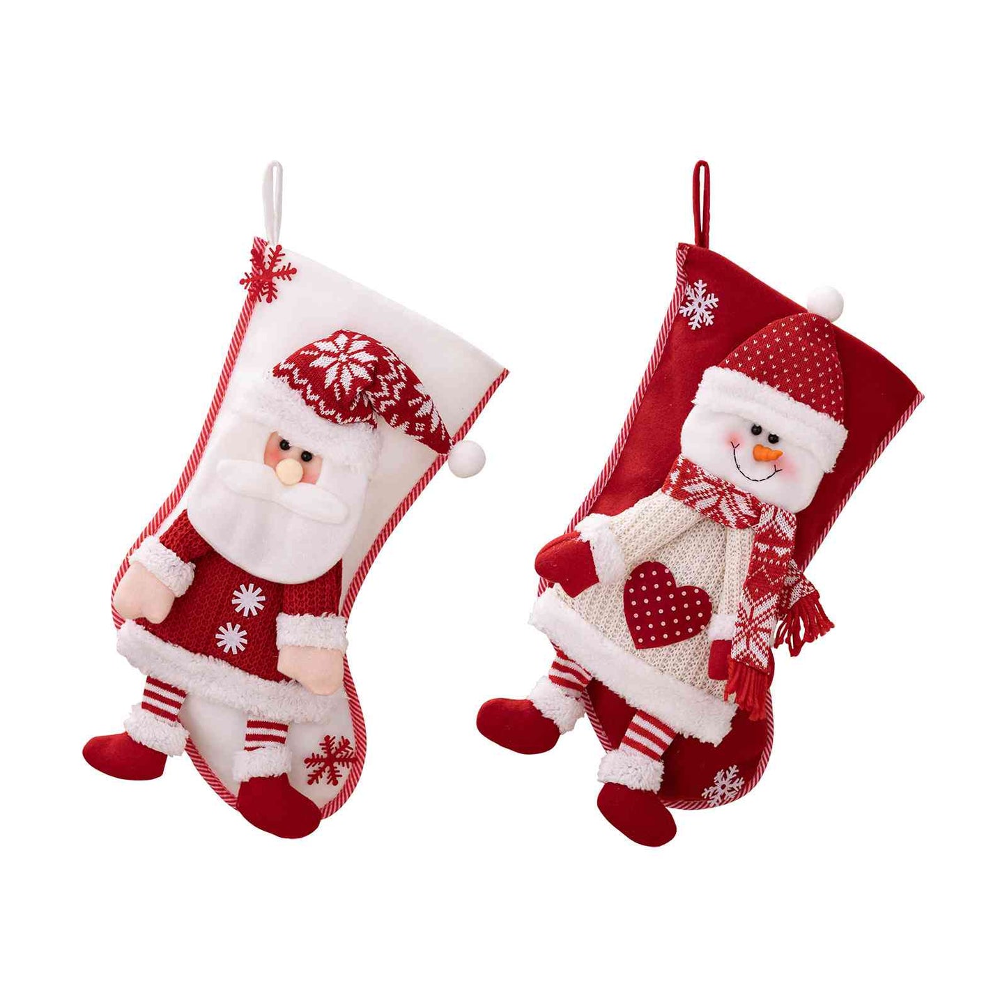 Christmas Santa or Snowman Stocking Hanging Widget