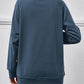 Round Neck Long Sleeve Sweatshirt