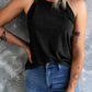 Women's Full Size Curved Hem Grecian Tank Top