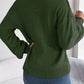 SophisticatedChic Cable-Knit Buttoned V-Neck Sweater