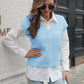Zoe&Hannah Cable-knit V-Neck Sweater Vest