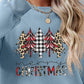 MERRY CHRISTMAS Round Neck Long Sleeve Sweatshirt