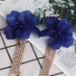 Flower Shape Acrylic Dangle Earrings