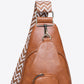 Take A Trip PU Leather Sling Bag