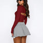 Beauteous Cutout Raglan Sleeve Bolero and Tube Top